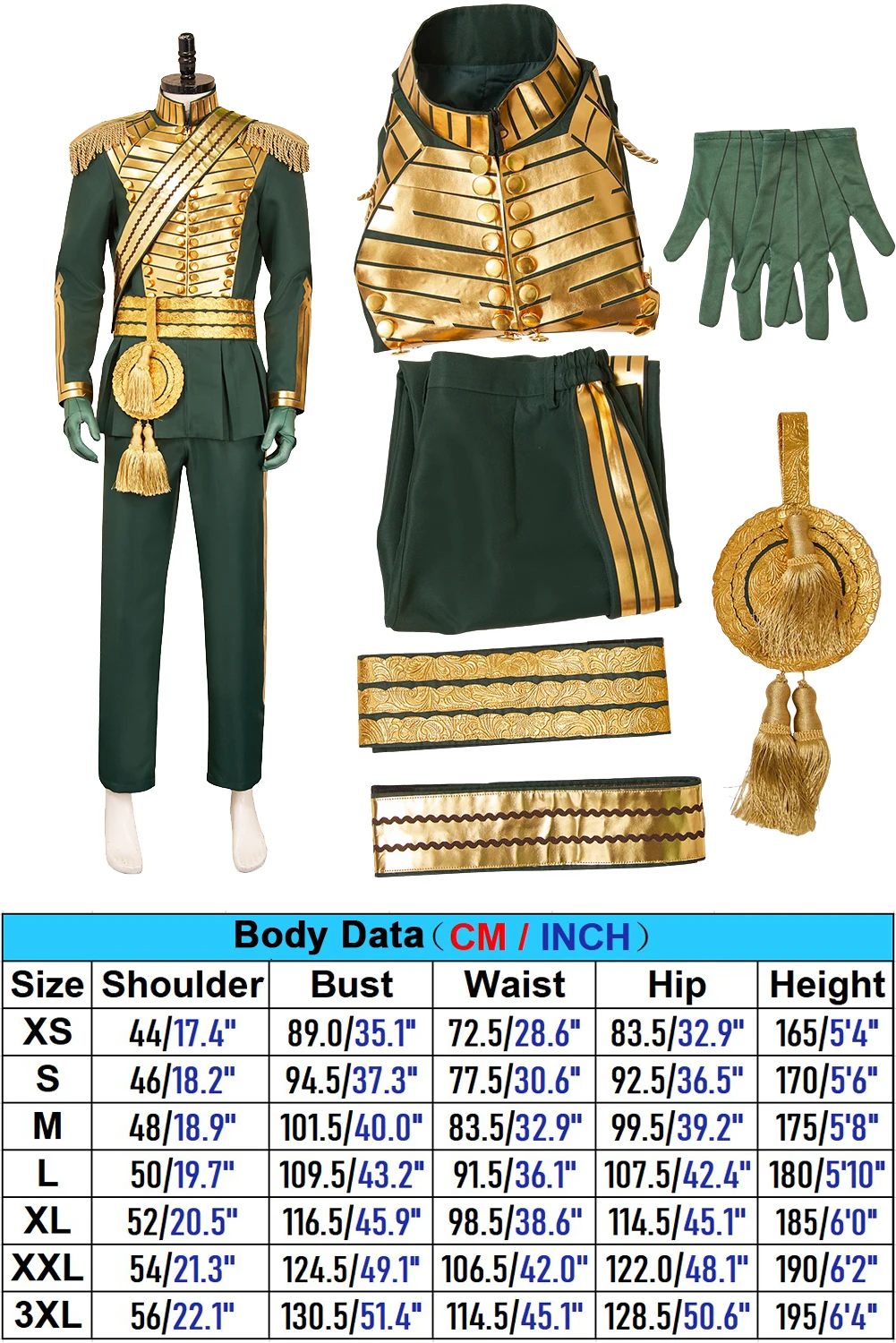 Fantasia Wicked 2 Prins Fiyero Cosplay Uniform Sjaal 2025 Film Disfraz Kostuum Mannen Fantasy Halloween Carnaval Party Kleding