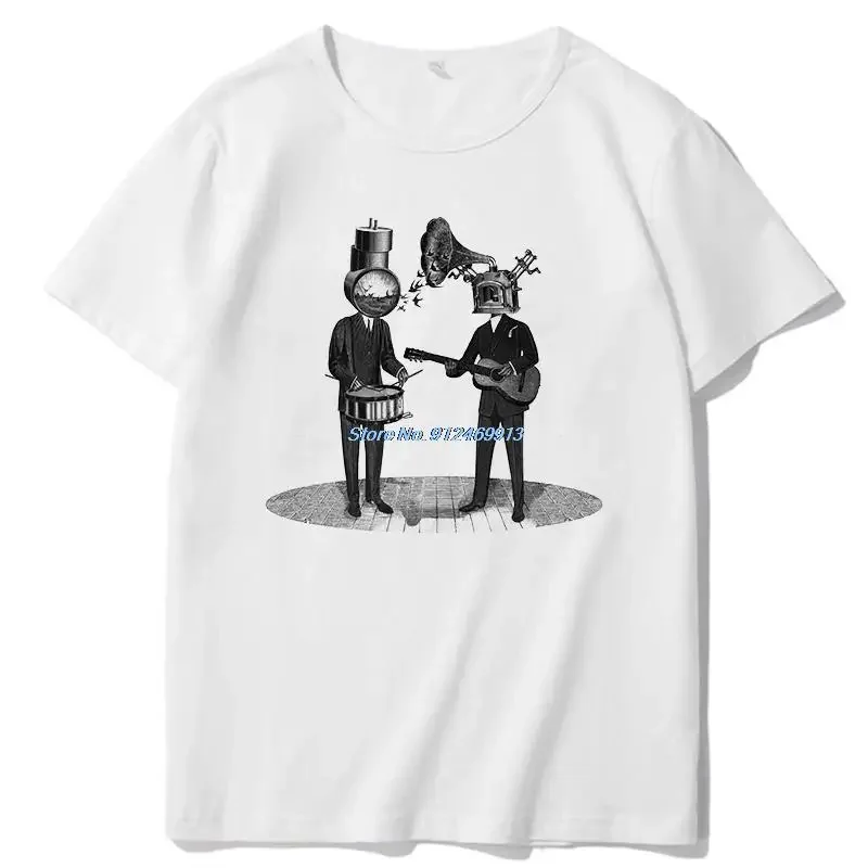 Neutral Milk Hotel Indie Rock Unisex Oversized Short Sleeve Shirt Graphic T Shirts Summer Harajuku Tees Tops Men Clothing