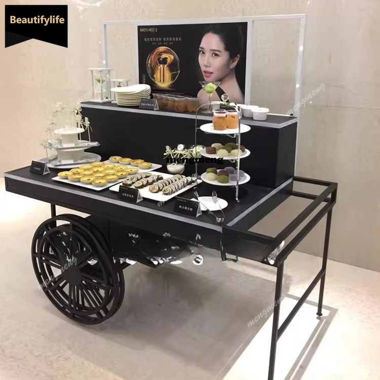 New European float promotional car shopping mall display stand flower shop promotional stand D80