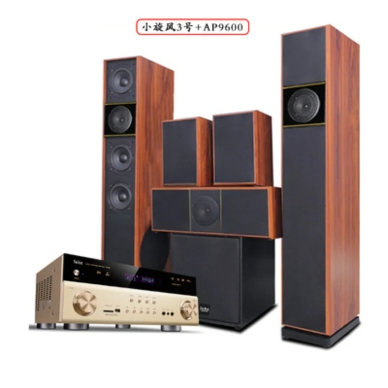 Floor-to-ceiling home 5.1 living room speaker home shadow 7.1KTV overweight low cannon stereo