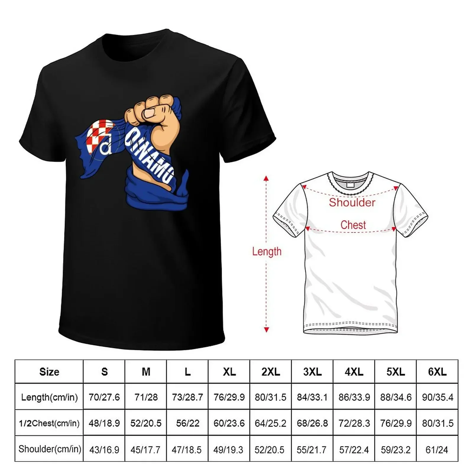 Dinamo Zagreb Croatian Football Sports Fans T-Shirt basketball graphic tees graphic t shirt vintage custom shirt shirts men