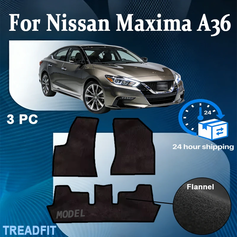 

Нейлоновые автомобильные коврики для Nissan Maxima A36 2016~2023, противоскользящие подкладки для ног, покрытие для пола, автоаксессуары
