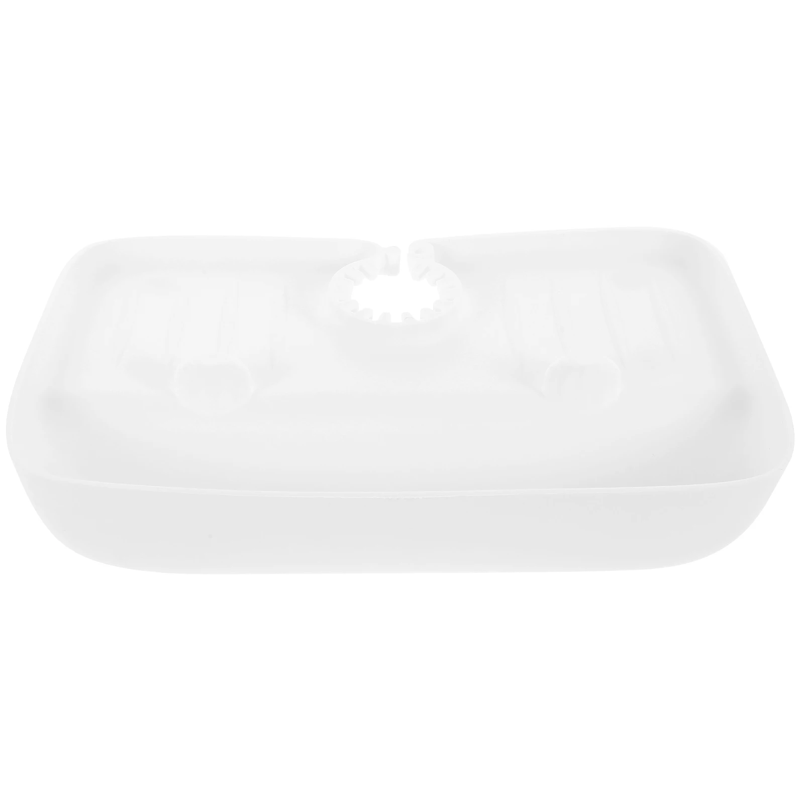 

Draining Mat Sink Guard Faucet Protector Storage Rack White TPE Adjustable Hole Kitchen Splashing Proof Draining Basket Sink