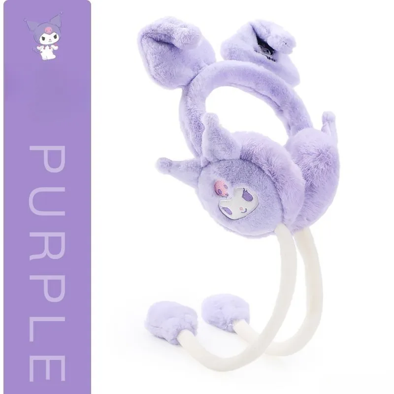 جديد سانريو كورومي بلدي ميلودي سينامورول تدفئة الأذن الإبداعية عالية الجودة آذان أنيمي نقل الكرتون الشتاء طالب الاحترار أداة #3