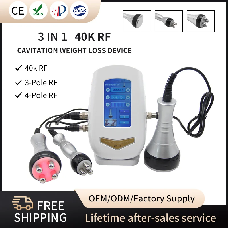 

40KHZ Ultrasonic Radio-frequency Cavitation Machine Body Shaping Massage Lose Weight Cellulite Burning Anti-aging Firming Skin