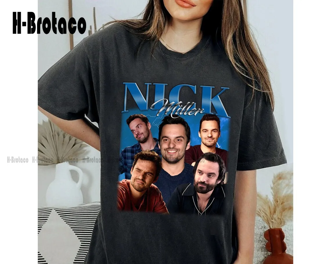 Nick Miller Shirt, Nick Miller Retro Tshirt, Nick Miller Tees,  Unisex Trendy Tee T-Shirt