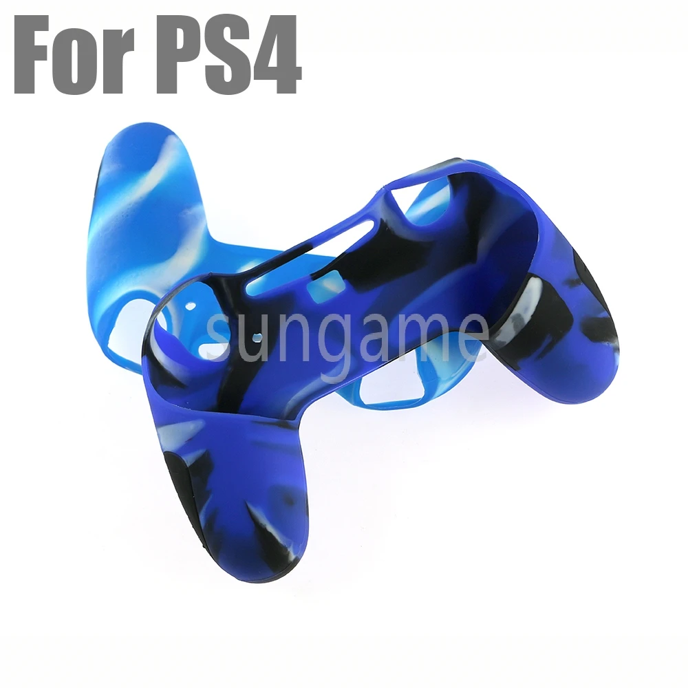 10-個の-2-色シリコンカバースキン-sony-playstation-4-ps4-コントローラーケーススティックグリップ用