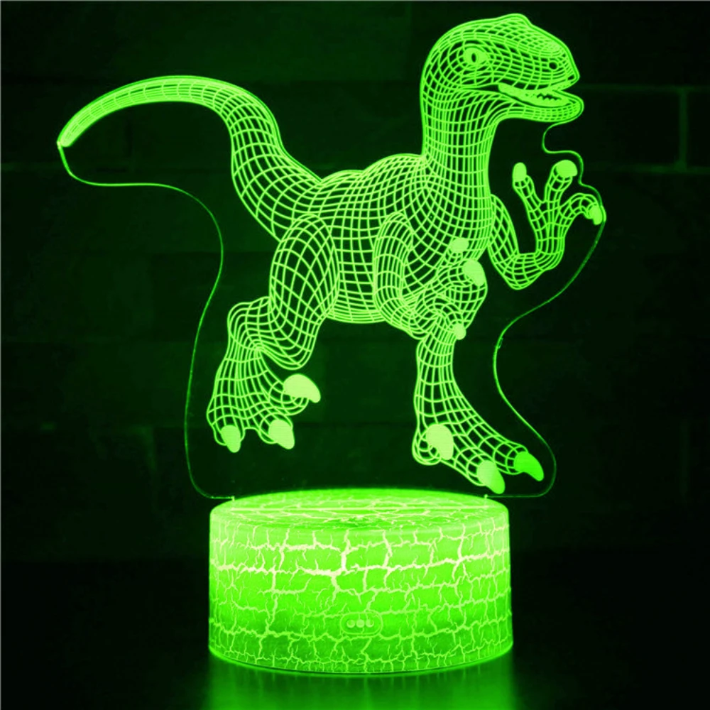 Nighdn Dinosaurus Lamp Led Nachtlampje Voor Kinderen Slaapkamer Decoratie Kind Nachtlampje 7 Kleur Veranderende Dinosaurus Cadeau Voor Jongens Meisjes