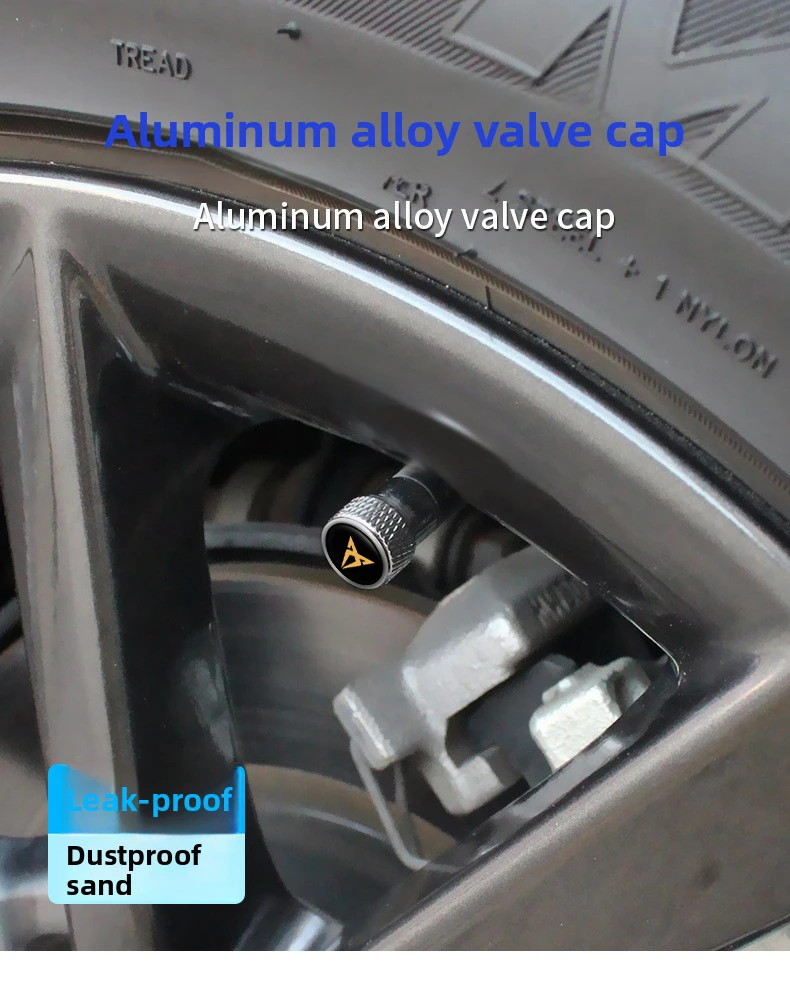 Auto-Radventilkappen-Logo-Aufkleber für Ibiza Leon ATECA Arona Born Altea Exeo Tarraco Terramar 5f 6l 6j MK3 MK2 – Detail 4