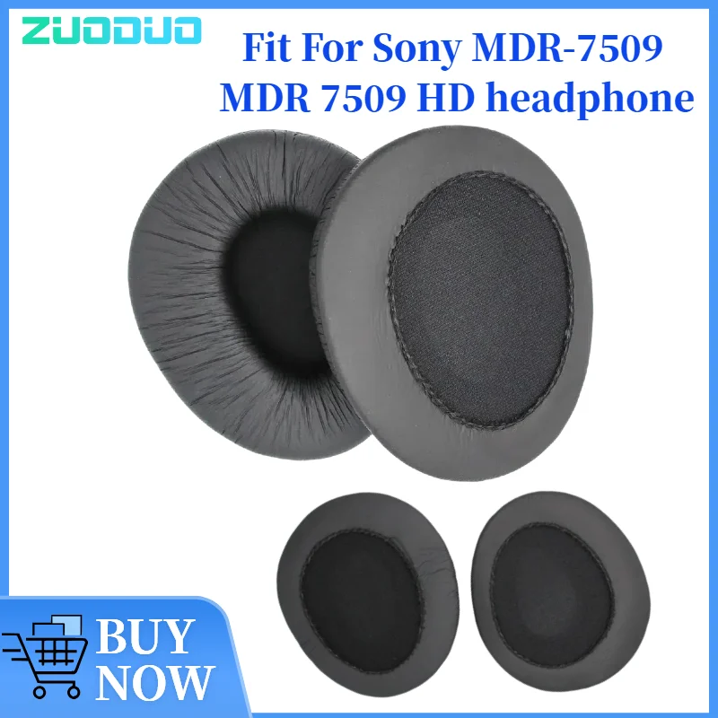 

ZUODUO Replacement Protein Leather Ear Pads Cushion Cover Earpads for Sony MDR-7509 MDR 7509 HD Headset