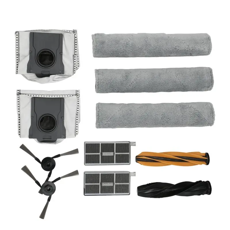 

【NEW A39M】 For Dreame Aqua10 Ultra RAK70 Cleaning Kit, Mop Cloth, Side Brush, Roller Brush, Main Brush, Filter, HEPA Filter
