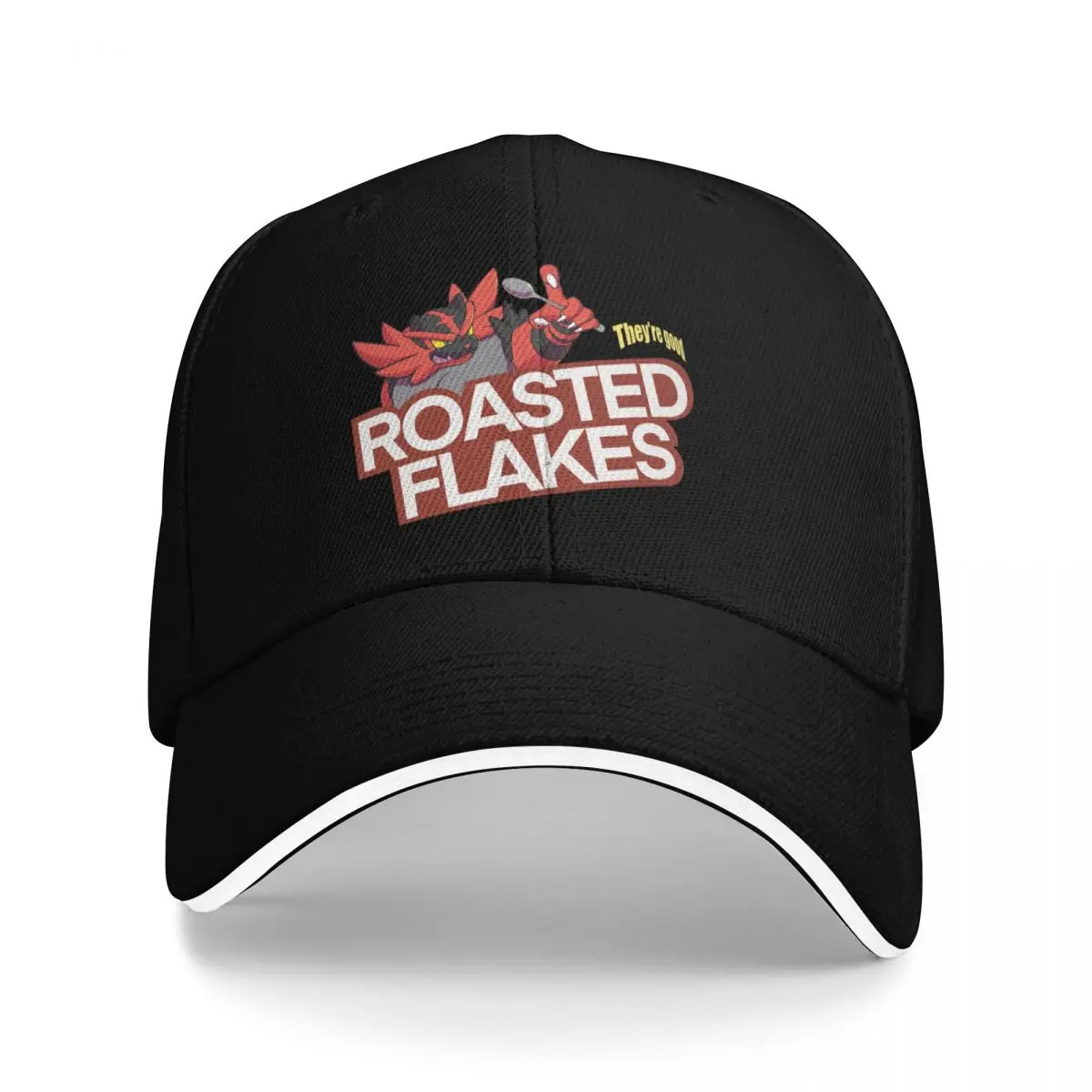 

Roasted Flakes Baseball Cap Bobble Hat fun hats Streetwear Women's Golf Clothing Men's