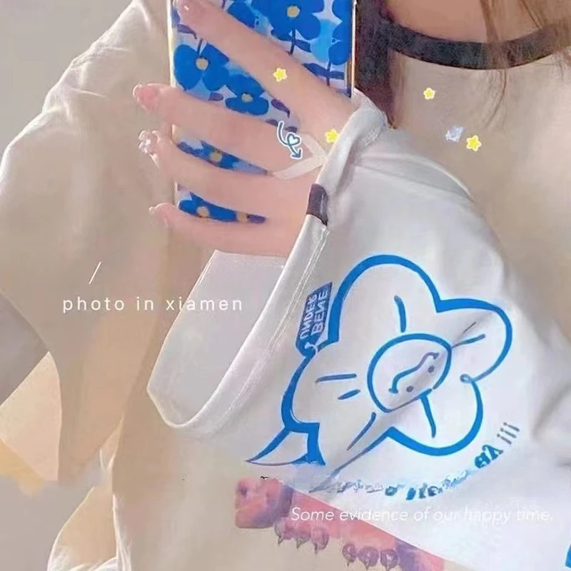 Miniso 여름 선 스크린 슬리브 커버 Yugui 학생 Sanrio 만화 귀여운 팔 케어 느슨한 핸드 슬리브 UV 안티 아이스 실크 슬리브