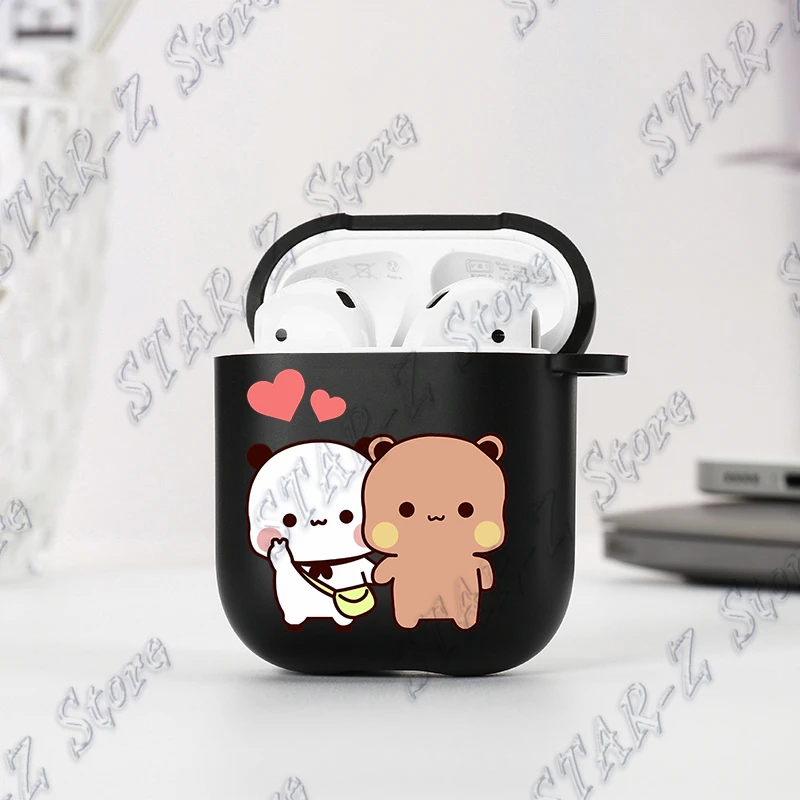 Симпатичная пара аксессуаров Bubu Dudu для Apple Airpods Pro 2 1 3 Baby Panda Love, противоударный чехол для наушников Air Pods