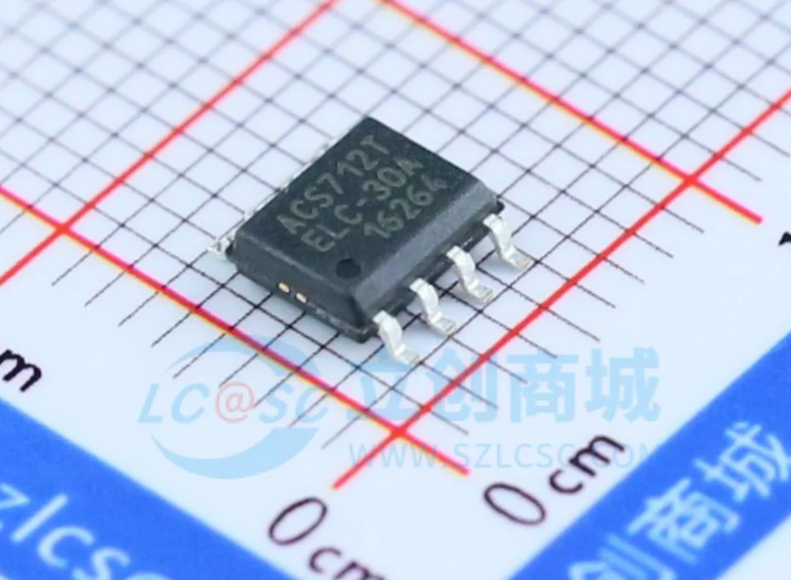 6pcs  ACS712ELCTR-30A-T Brand: ALLEGRO (Egoro, USA) Encapsulation: SOIC-8 Brand new original genuine products in stock