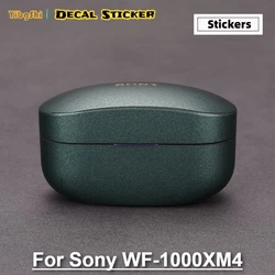 Voor Sony WF-1000XM4 Anti-Kras Oortelefoon Opladen Doos Sticker Jas Wrap Beschermende Film Body Protector Skin Cover 1000XM4