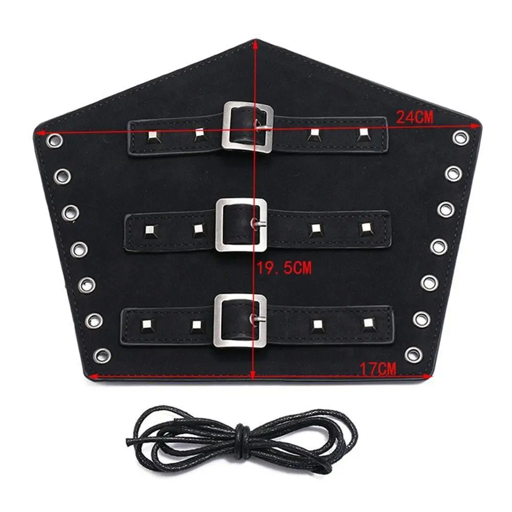1PC アームバンドコスプレ小道具ガントレットリストバンド安全ストラップバックルブレイサーバイキングブレイサーレザーパンクアームガード