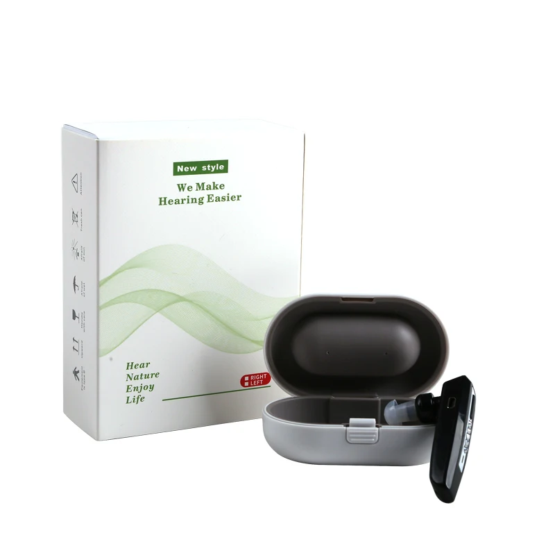 

Rechargeable Hearing Aid Hearing Aids Adjustable Tone Sound Amplifier Portable Elderly Sound Amplifie for The Elderly Anti-lost