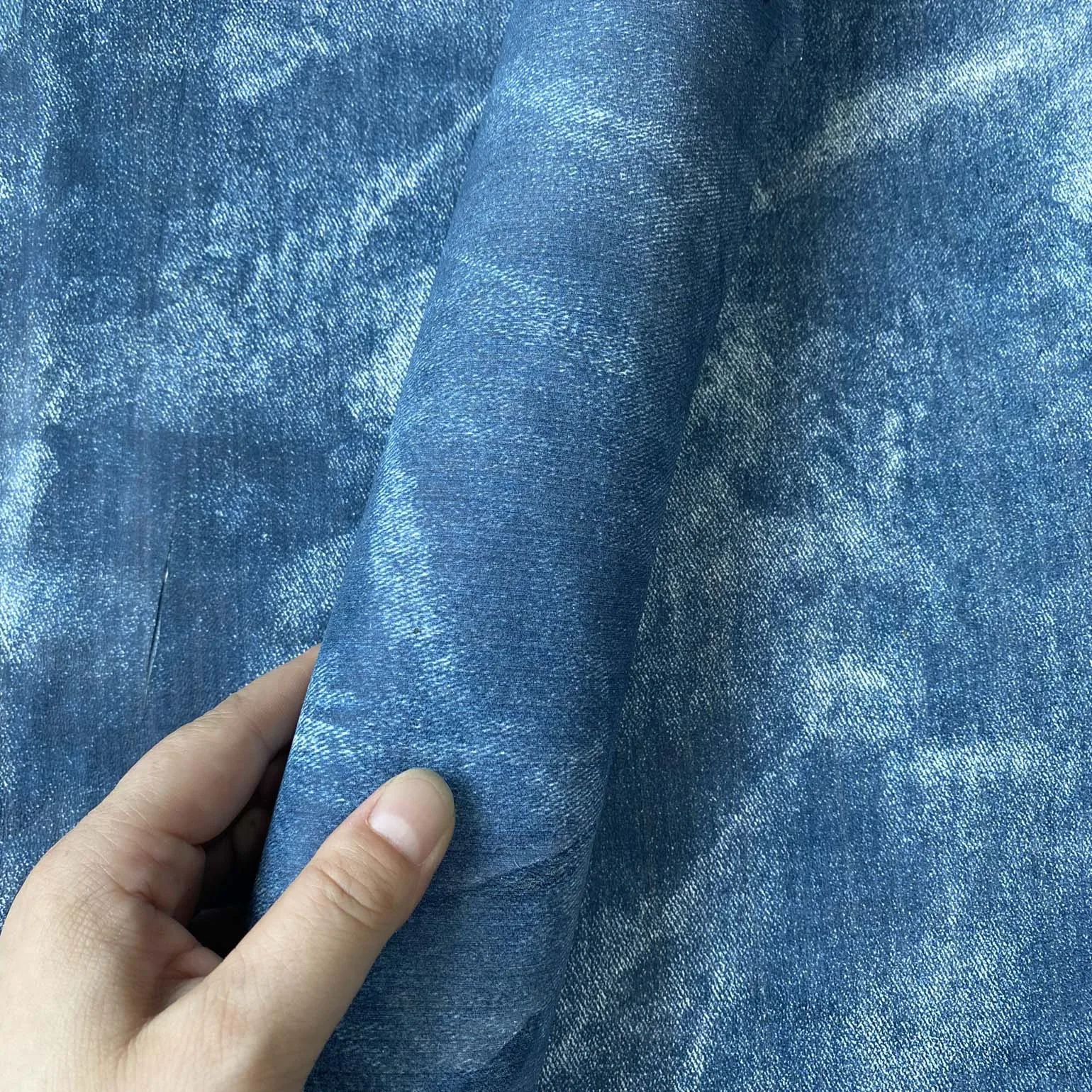 

Новая натуральная кожаная ткань ручной работы с эффектом денима, цельная пергаментная кожа, губчатая подкладка/материал для рукоделия