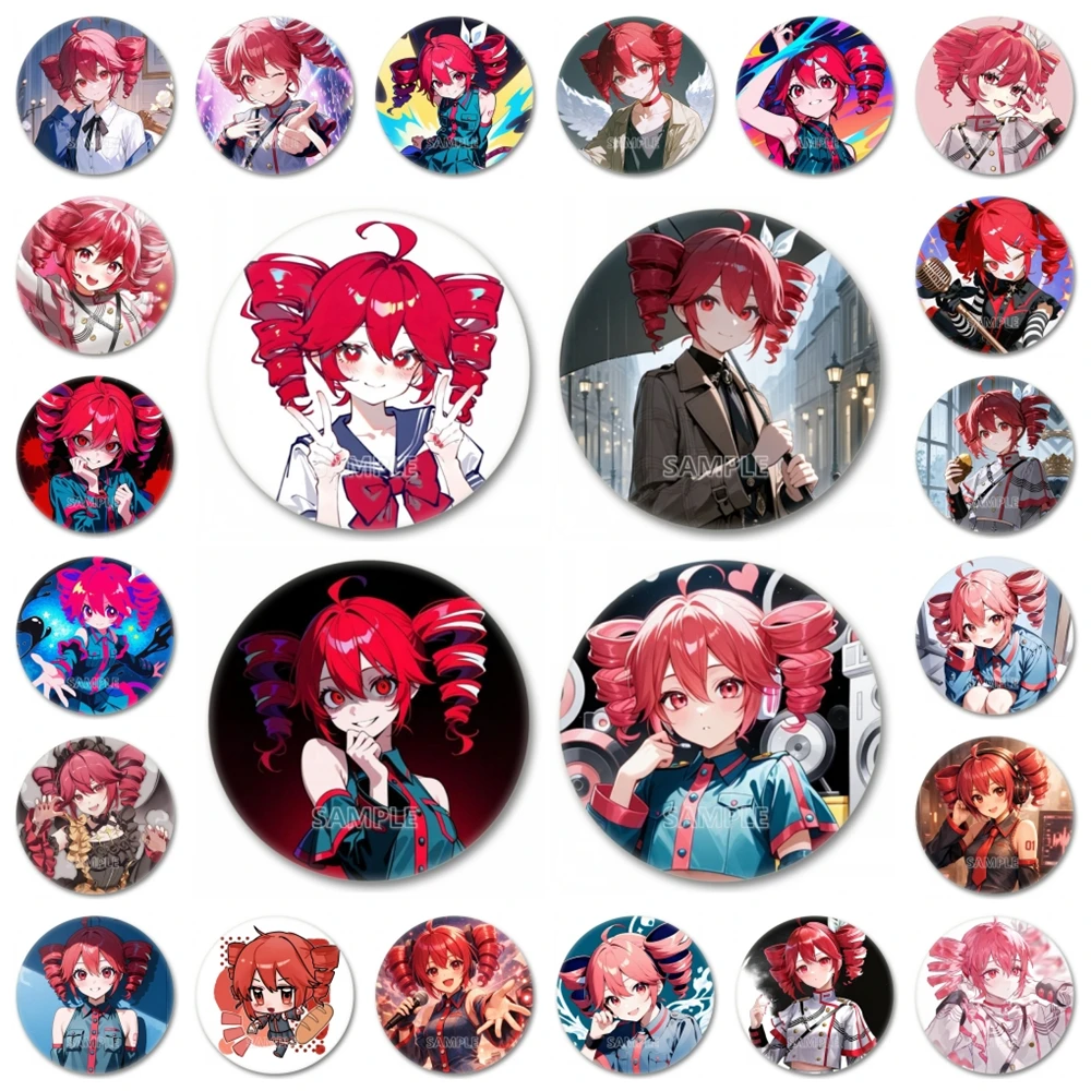 

58mm Anime Tetopettenson Cosplay COSTUME Badge Pin SPTE Tinplate Brooch﻿ Prop Xmas Gilf