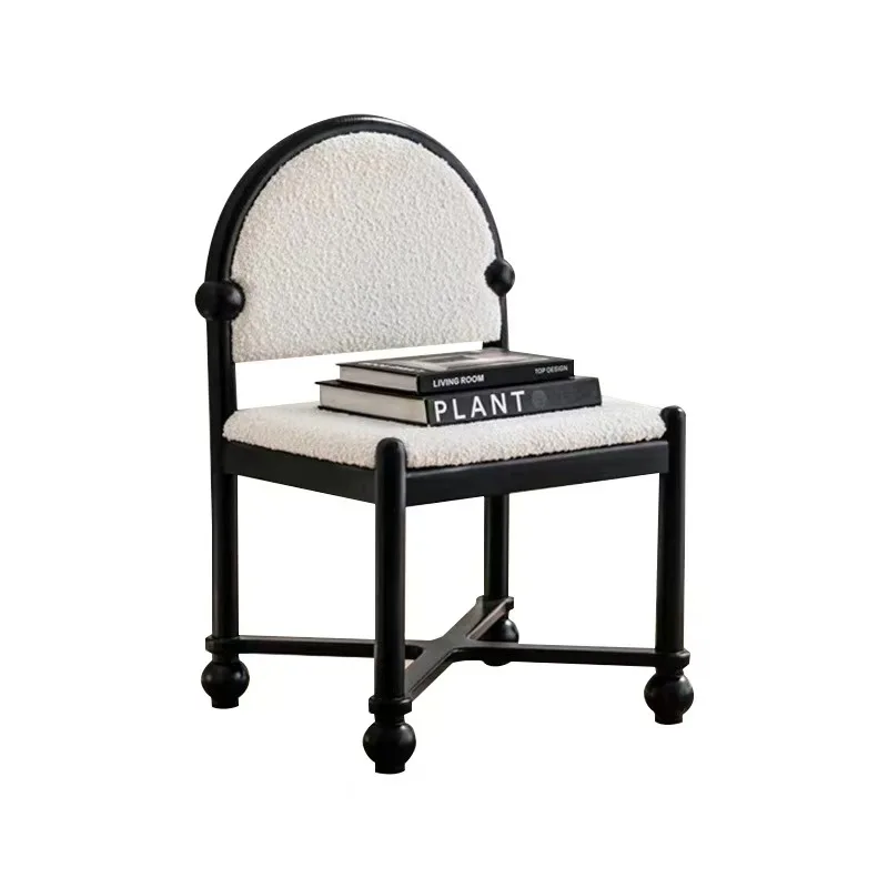 

Modern Design Silent Dining Chair Wa Leisure Medieval Style For Designer Home Love Back Nordic Simple Solid Wood Chair