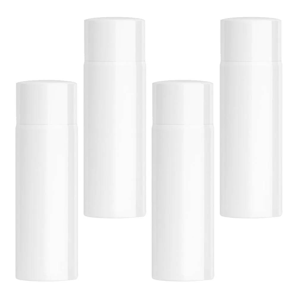 4 szt. Butelek z pompką bezpowietrzną 100 ml, wielokrotnego użytku, do wielokrotnego napełniania, niezbędne w podróży, plastikowe butelki do przechowywania podkładu