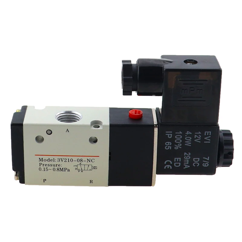

Пневматический клапан 3V210-06 2 положения 3 пути