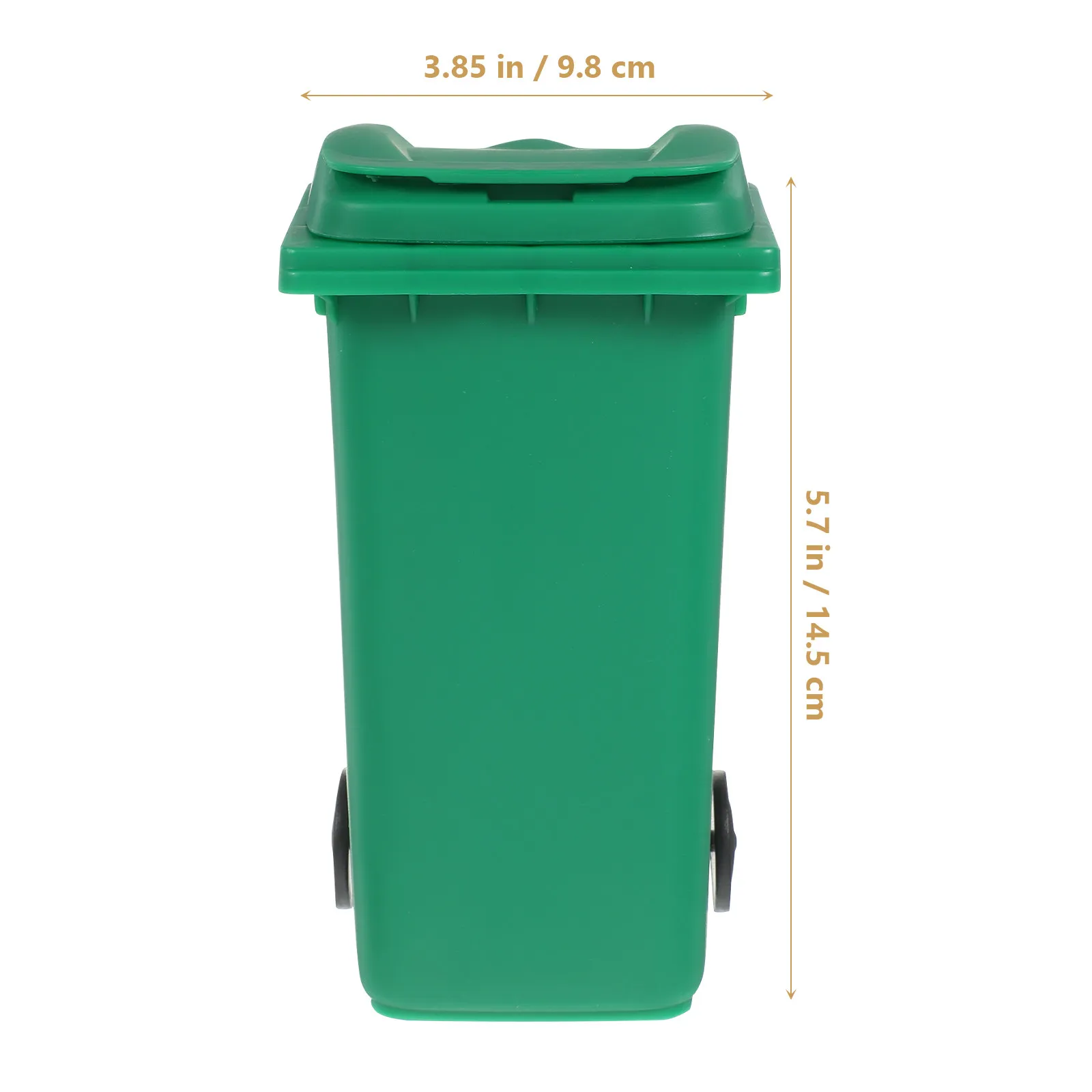 2Pcs Mini Desktop Trash Can Multi-Use Storage Bucket Small Waste Container Countertop Organizer Pen Holder for Office Home Dorm