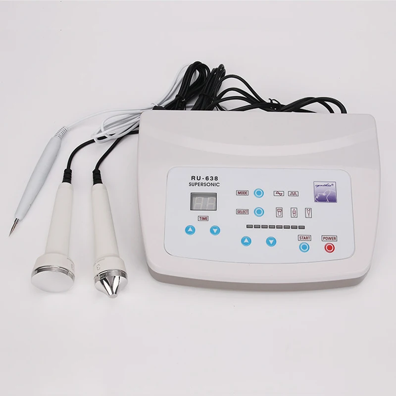 

1Mhz Ultrasonic Facial Massager Anti Aging Wrinkle Face Skin Lifting Freckle Spot Tattoo Mole Removal Ultrasound 3 in 1 Device