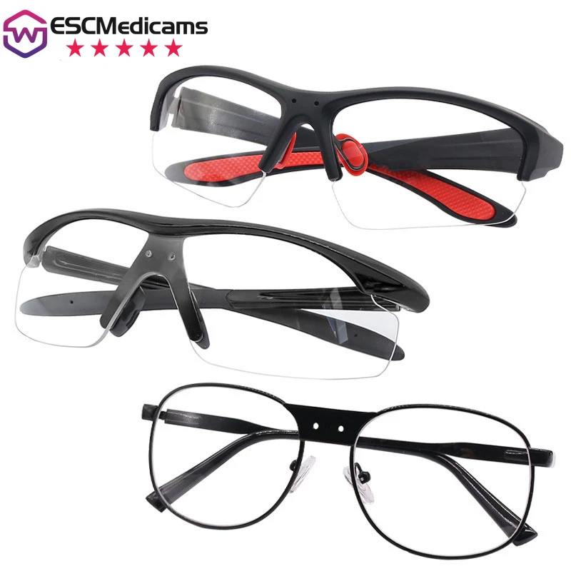 ABS Metal Magnifier Glasses with Acrylic Lens & Screw Hole for Binocular Loupes Magnifier Accessory Part