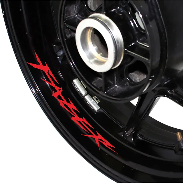 fazer Waterproof Inner Rims Stripe Tapes Decals Wheels Reflective Stickers Motorcycle Accessories For FAZER FAZER1000 Fazer 1000