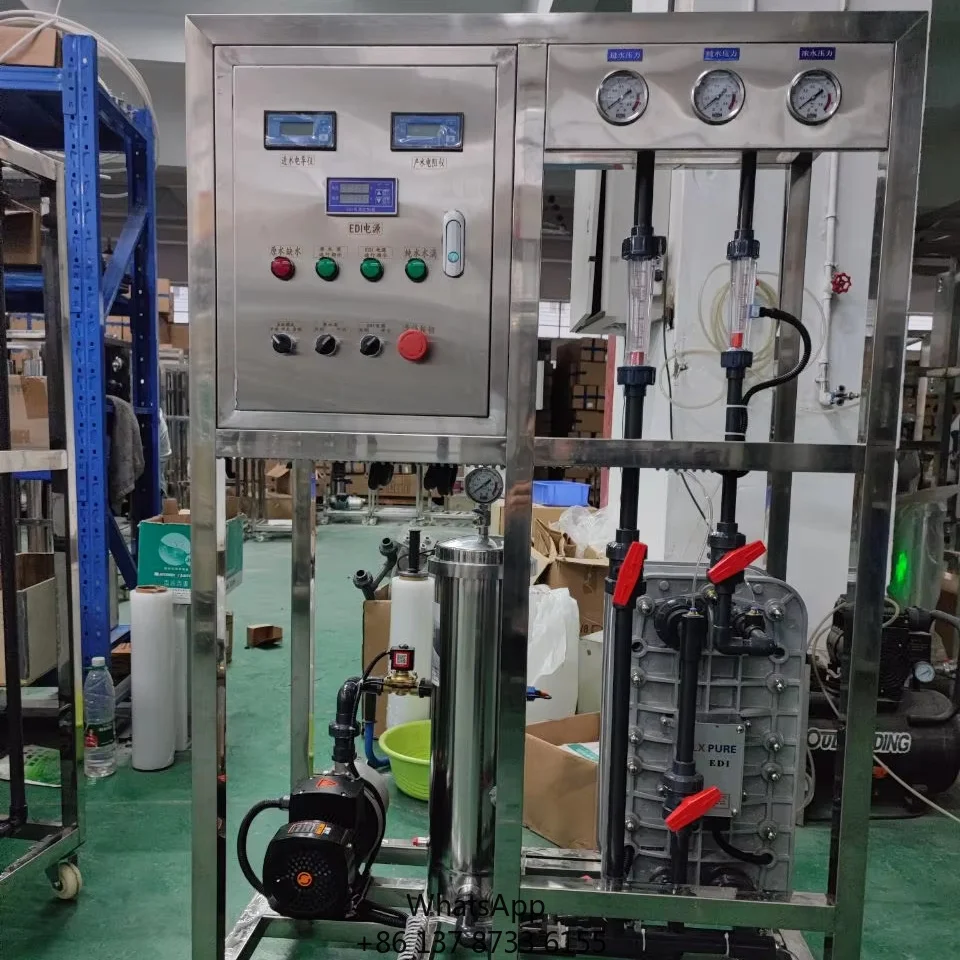 Factory Price 2000LPH EDI Water System | Automatic Control EDI Host Machine & Module | Industrial Ultra Pure Water Equipment