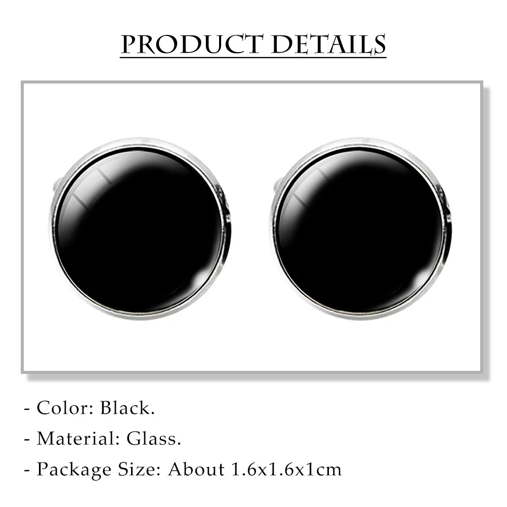 حرف P زجاجي الكفة وصلة الأكمام زر جولة مادة النحاس سطح أملس سهلة التنظيف خفيفة الوزن دائم الرجال الملابس طوق #4