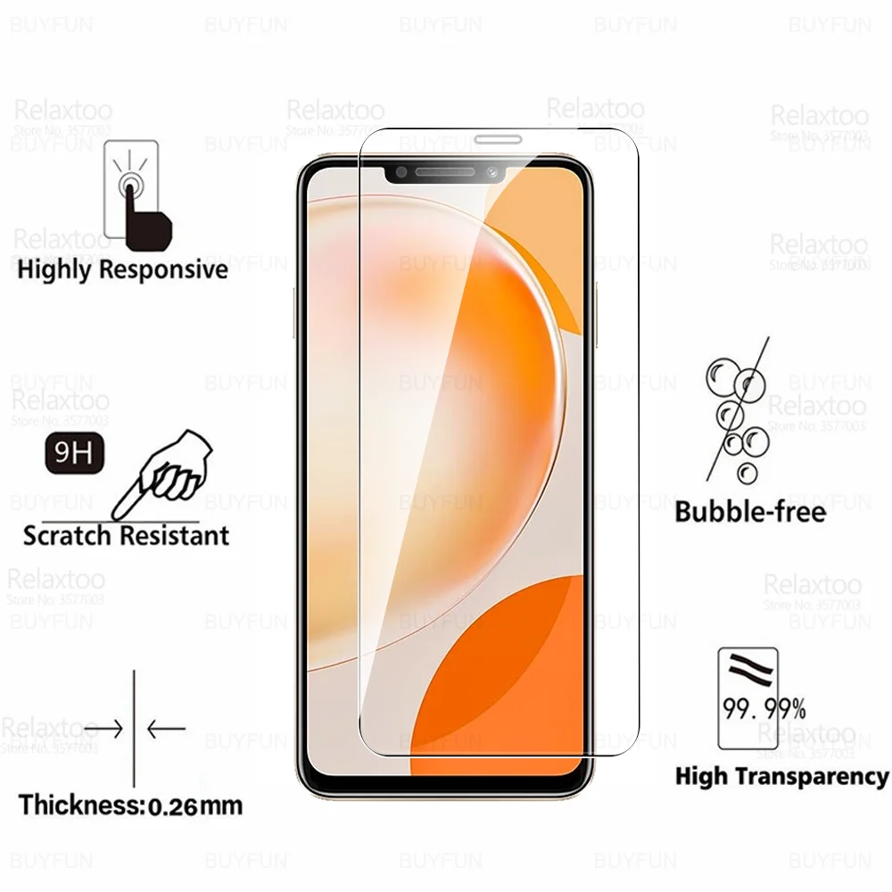 ฟิล์มกระจกนิรภัยสำหรับ Huawei Nova Y91 4G 6.95, ฟิล์มกระจก6To2ฟิล์มติดกล้อง Huawei NovaY91 Y 91 91Y STG-LX1ป้องกันหน้าจอ2023
