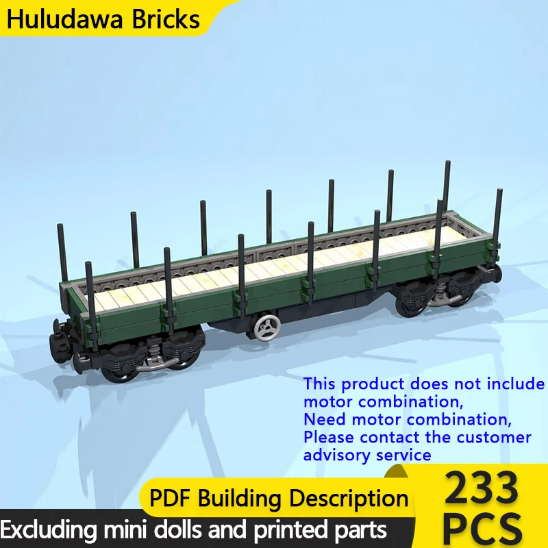 Stadsautomodel MOC Bouwstenen 4-wiel Groene Stake Wagon Modulaire Technologie Kinderen Vakantiegeschenken Monteren Speelgoed Pak