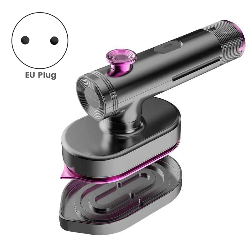 BAADE 의류용 휴대용 기선, 휴대용 스팀 다리미 기선, 다림질 및 김이 나는 2 in 1 직물 주름 여행용 다리미 EU 플러그 A