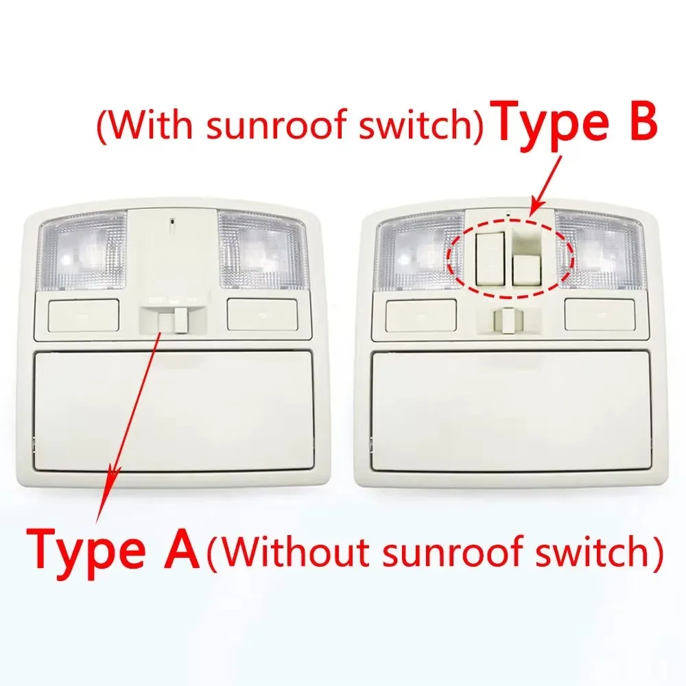 Front Overhead Console Roof Reading Dome Light W/Sunroof Switch Assembly For Mazda 3 BL 2009 2010 2011 2012 2013