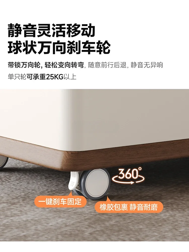 Mesa de centro móvel Carrinho multifuncional Mesa pequena de elevação