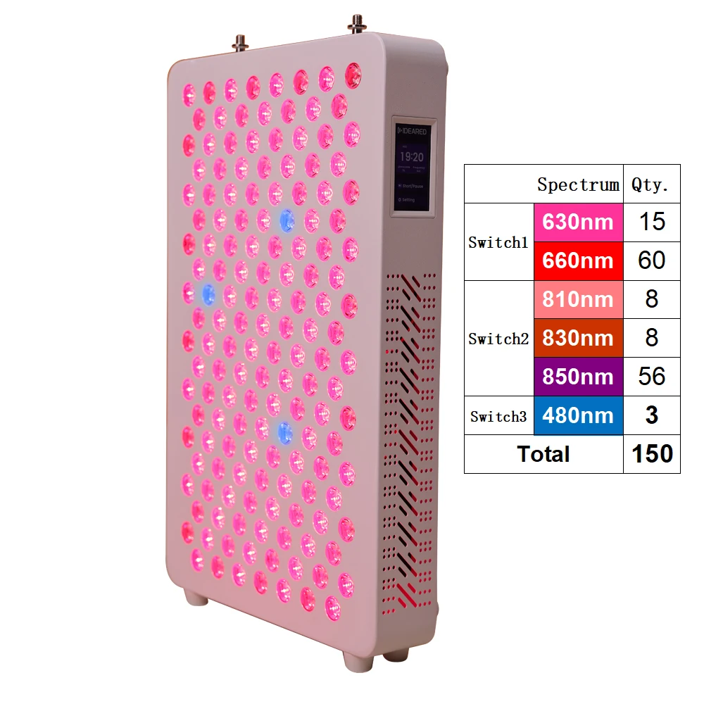 

Led light therapy panel RL120MAXPT 6 spectrum touch screen light therapy for spa salon home use