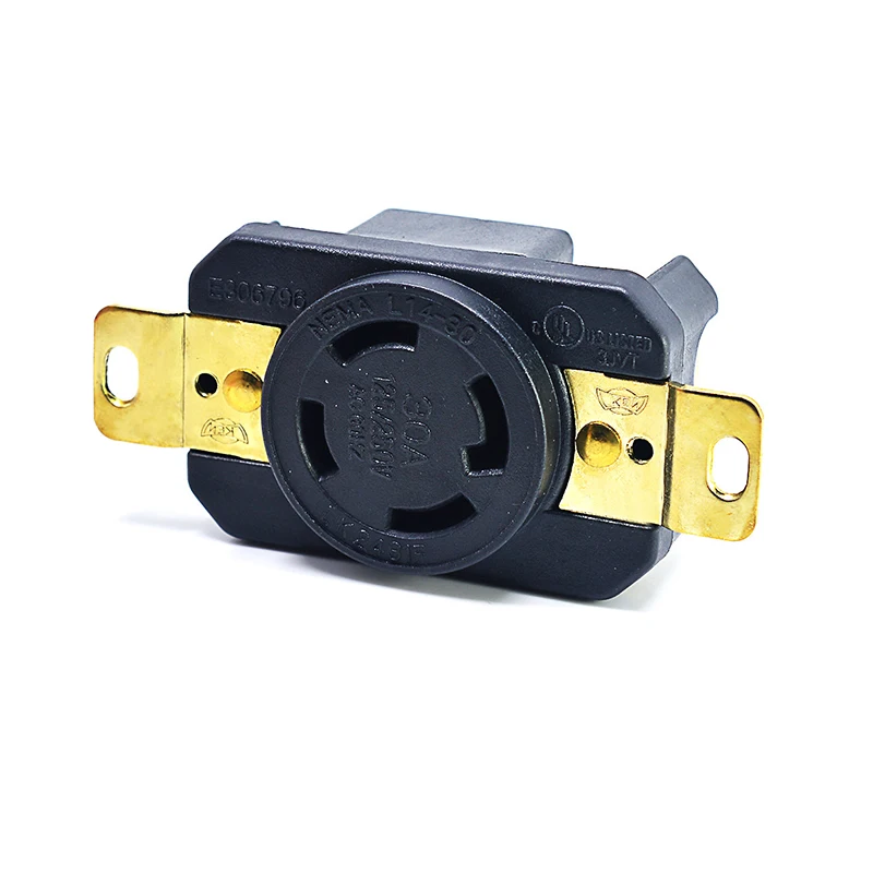 NEMA L14-30R 30A 125/250V Sockets for medical devices USA Generator products of metal LK-2431F