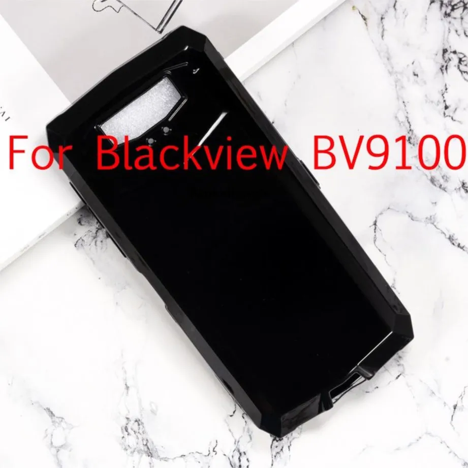 for blackview bv9100 case ultra-thin soft silicone case back cover guard for blackview bv 9100 tpu   protection shell capa