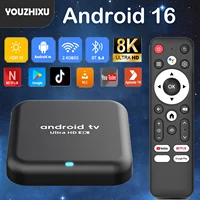 Android 16 Smart TV Box 8GB+256GB Rockchip RK3518 Q18 Asistente de Google Reproductor Multimedia con Video 8K Bluetooth 5.4 Reproductor Multimedia Muy Rápido