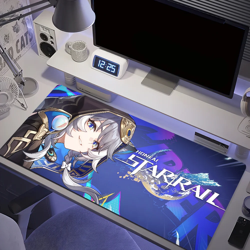 لوحة ماوس سائفر هونكاي ستار ريل كبيرة حصيرة مكتبية لوحة مفاتيح مريحة للمكتب المطاط PC غير قابلة للانزلاق ومضادة للتوتر مخصصة للمنزل بأفضل الأسعار