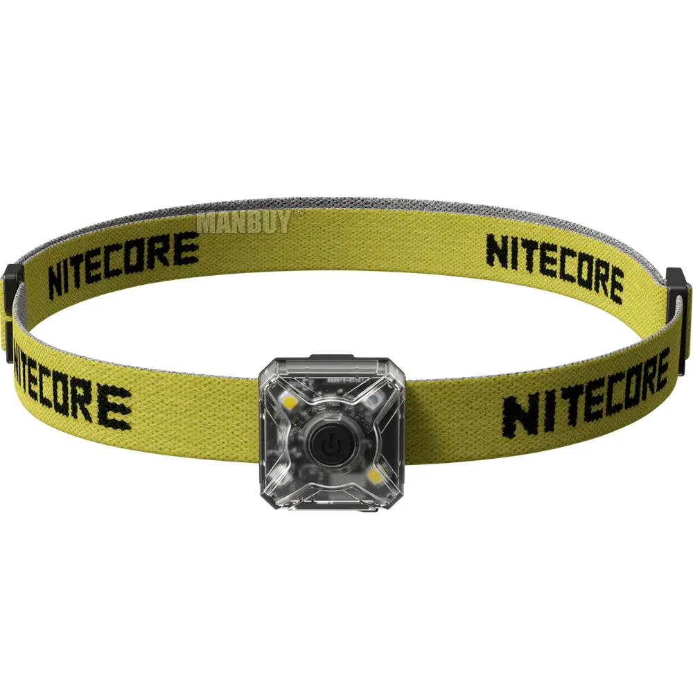 NITECORE NU05 V2 Ultra Lightweight USB-C Rechargeable Headlamp Mate 4x LED 40 Lumens Waterproof IP66 Rated & 1m Impact Resistant