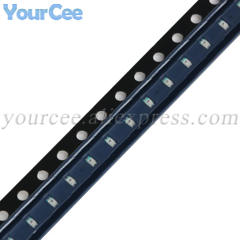 100pcs 0603 SMD LED Orange Red Yellow Green White Blue Purple Pink Light Emitting Diode Clear LED Light Diodes