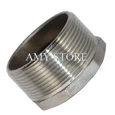 2 "ชาย x 1 1/2" หญิง BSPP สแตนเลสเกลียว REDUCER BUSHING ท่อ