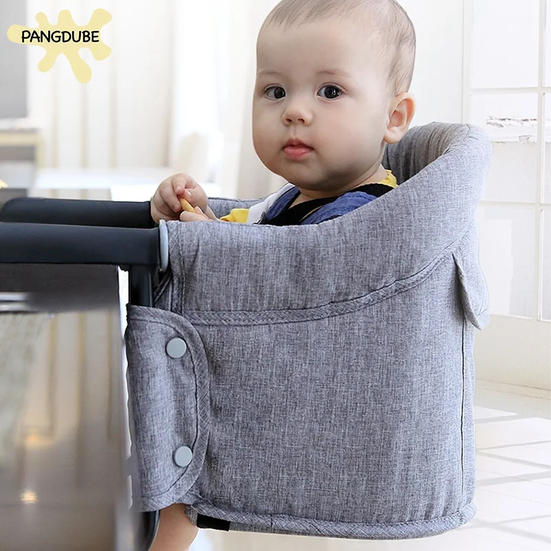 Foldable Baby Dinner Highchair Portable Baby Feeding Chair Booster Seats with Safety Belt Baby Highchair Baby Seat for Feeding