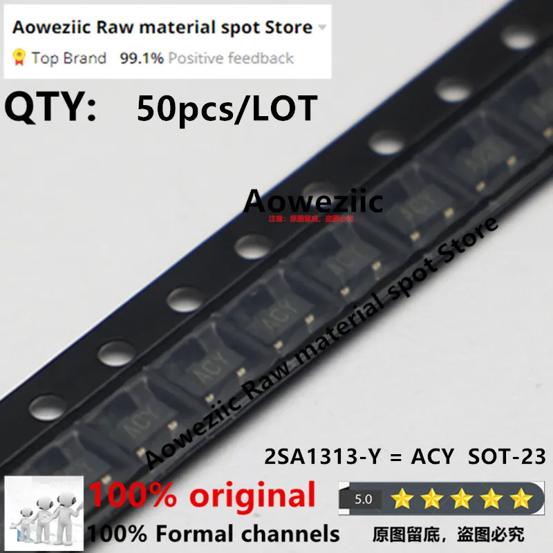 Aoweziic 100% Nuevo Importado Original 2SA1313-Y 2SA1313 ACY 2SC3325-Y 2SC3325 CEY SOT-23 Diodo de Baja Potencia