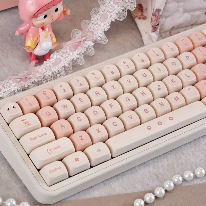 PBT Five sided Thermal Sublimation Creative Adaptation Mechanical Keyboard