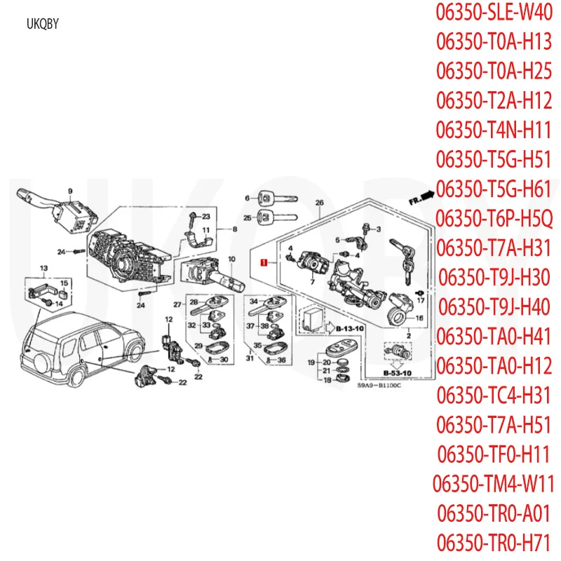 06350-TA0-H41 06350-TA0-H12 06350-TC4-H31 06350-T7A-H51 06350-TF0-H11 06350-TM4-W11 06350-TR0-A01 06350-TR0-H71